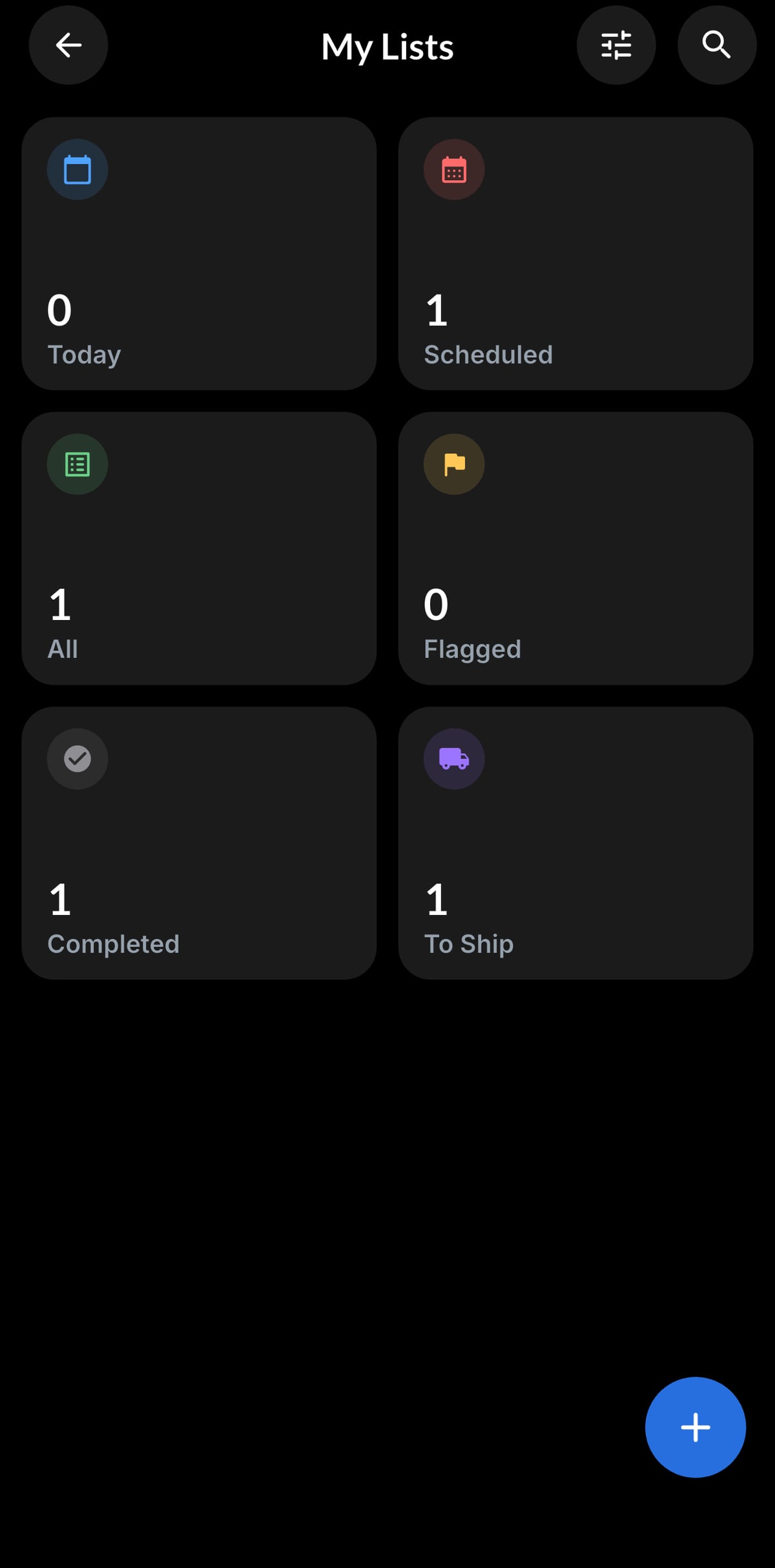 Resylr task queue screen